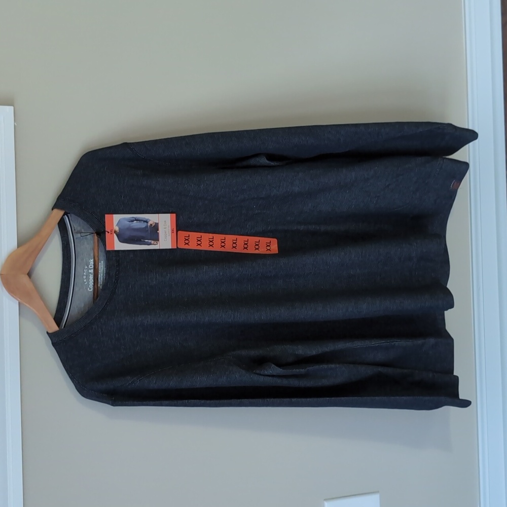 2XL Copper & Oak Supply Co Navy Blue Crewneck